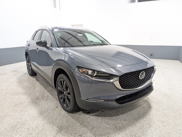 2026 Mazda Mazda CX-30 2.5 S Carbon Edition AWD in Polymetal Gray Metallic — front three-quarter view