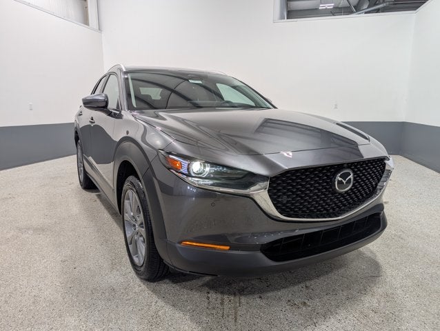 2026 Mazda Mazda CX-30 2.5 S Premium AWD in Machine Gray Metallic — front three-quarter view