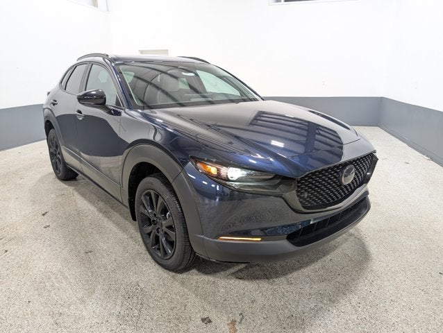 2026 Mazda Mazda CX-30 2.5 S Aire Edition in Deep Crystal Blue Mica — front three-quarter view