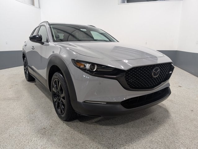 2026 Mazda Mazda CX-30 2.5 S Aire Edition in Aero Gray Metallic — front three-quarter view