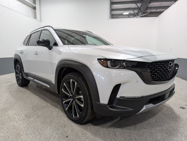 2026 Mazda Mazda CX-50 2.5 Turbo AWD in Wind Chill Pearl — front three-quarter view