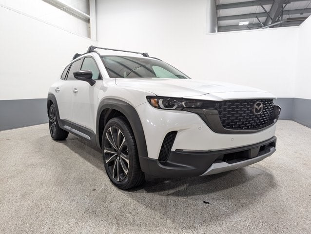 2026 Mazda Mazda CX-50 2.5 Turbo AWD in Wind Chill Pearl — front three-quarter view
