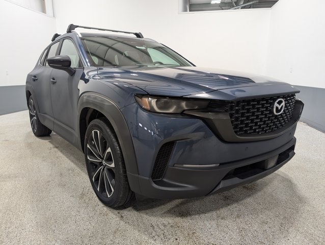 2026 Mazda Mazda CX-50 2.5 S Premium AWD in Ingot Blue Metallic — front three-quarter view