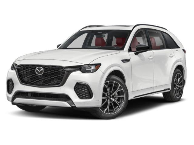 2026 Mazda Mazda CX-70 3.3 Turbo S Premium AWD in Zircon Sand Metallic — front three-quarter view