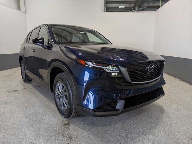 2026 Mazda Mazda CX-5 2.5 S Select AWD in Navy Blue Mica — front three-quarter view