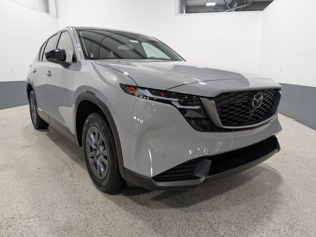 2026 Mazda Mazda CX-5 2.5 S Select AWD in Aero Gray Metallic — front three-quarter view