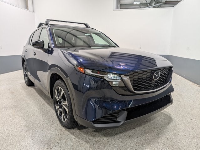 2026 Mazda Mazda CX-5 2.5 S Preferred AWD in Navy Blue Mica — front three-quarter view