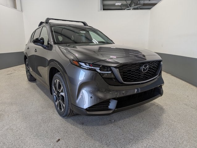 2026 Mazda Mazda CX-5 2.5 S Preferred AWD in Machine Gray Metallic — front three-quarter view