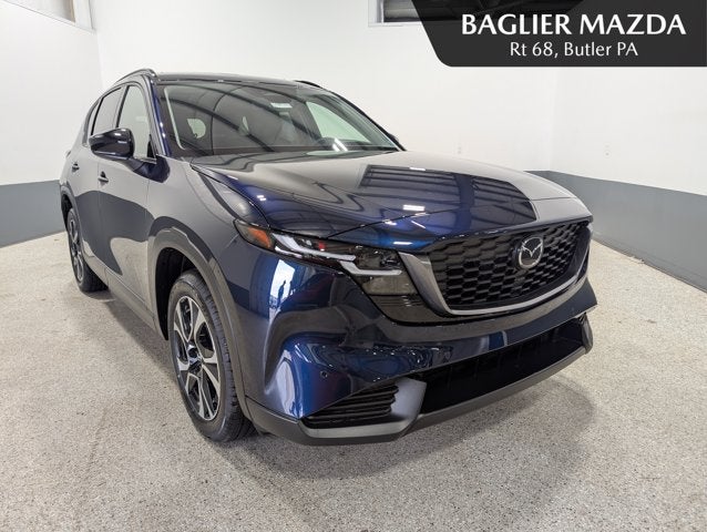 2026 Mazda Mazda CX-5 2.5 S Preferred AWD in Navy Blue Mica — front three-quarter view