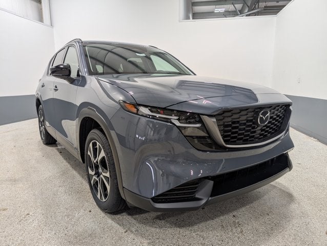 2026 Mazda Mazda CX-5 2.5 S Preferred AWD in Polymetal Gray Metallic — front three-quarter view