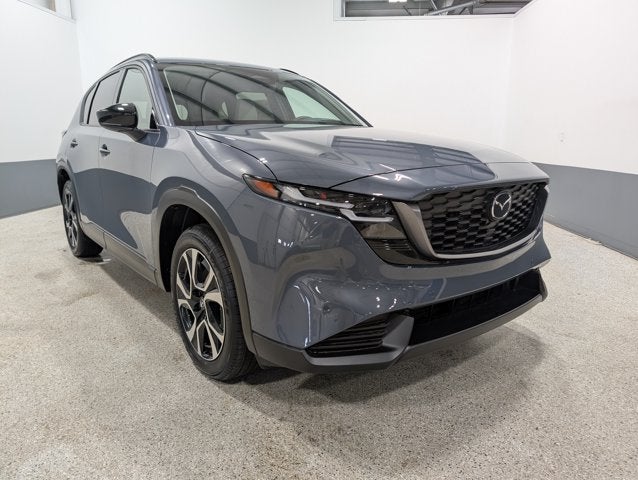 2026 Mazda Mazda CX-5 2.5 S Preferred AWD in Polymetal Gray Metallic — front three-quarter view