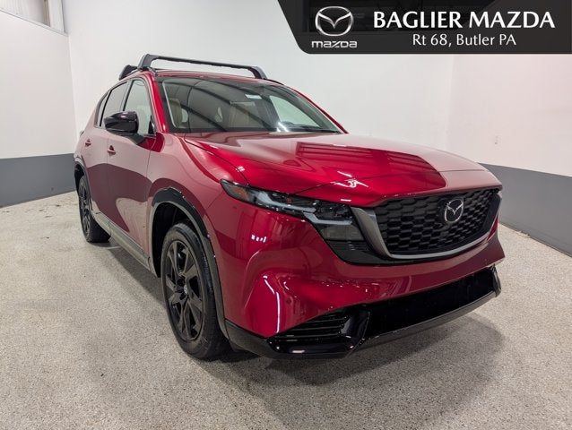 2026 Mazda Mazda CX-5 2.5 S Premium AWD in Soul Red Crystal Metallic — front three-quarter view