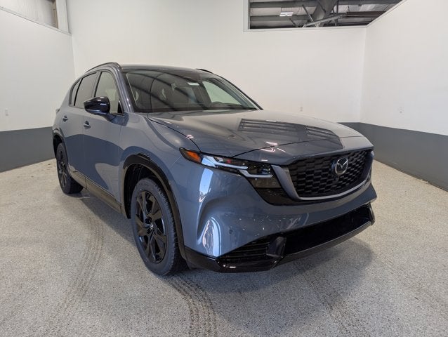 2026 Mazda Mazda CX-5 2.5 S Premium AWD in Polymetal Gray Metallic — front three-quarter view
