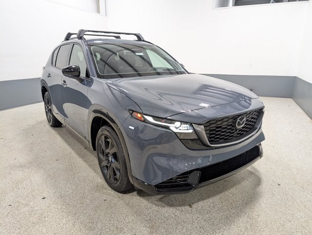 2026 Mazda Mazda CX-5 2.5 S Premium Plus AWD in Polymetal Gray Metallic — front three-quarter view